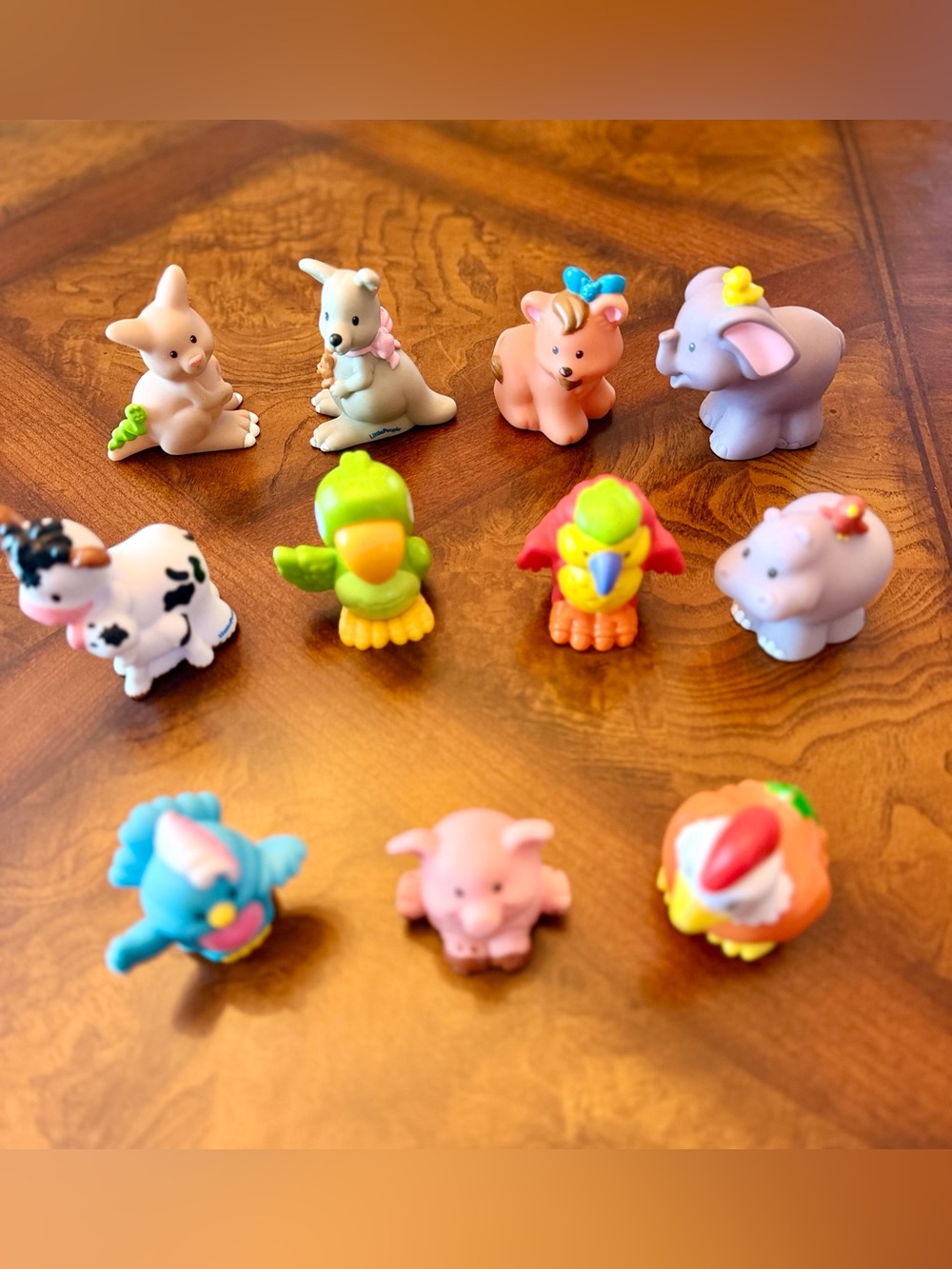 Assorted Fisher-Price Little People Zoo/Jungle Animals Bundle 11 Figures.EUC